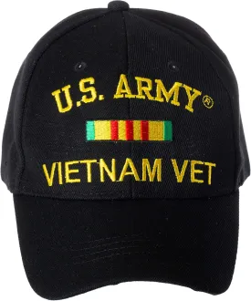 Artisan Owl Officially Licensed Vietnam Veteran Embroidered Adjustable Baseball Cap - US Navy, US Air Force, Army