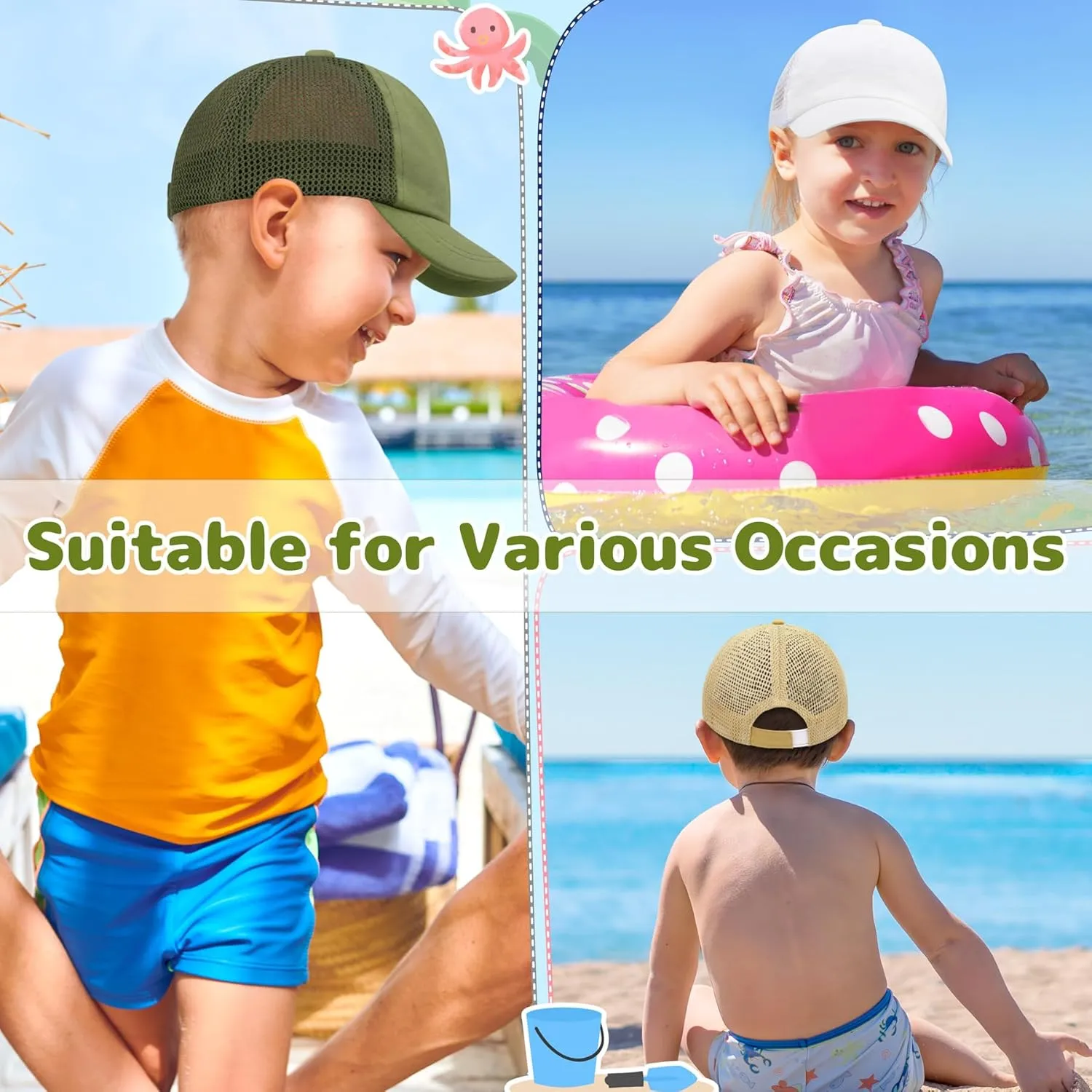 Baby Baseball Cap Toddler Baseball Hat with Mesh Infant Hat for Baby Boy Hats Baby Ball Cap Toddler Girl Hat Kids Hats