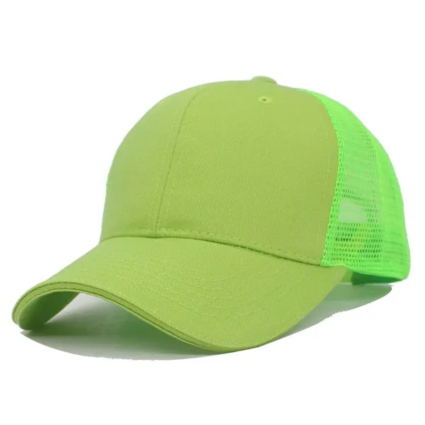 Baseball Cap Summer Solid Male Hats Caps For Men Women Mesh Snapback Gorras Female Casual Hip Hop Dad Casquette Caps