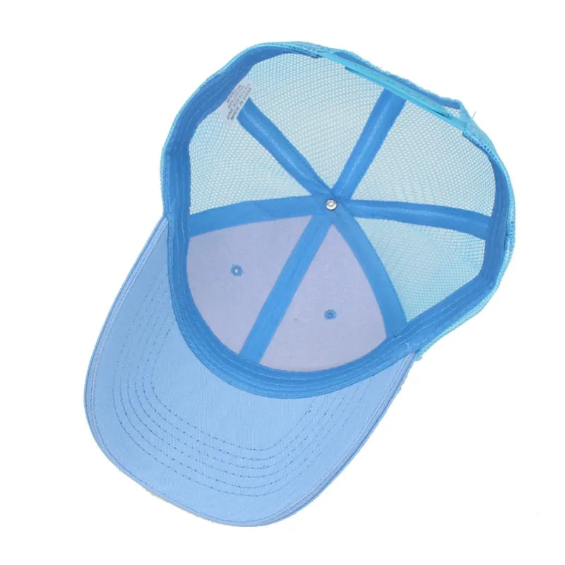 Baseball Cap Summer Solid Male Hats Caps For Men Women Mesh Snapback Gorras Female Casual Hip Hop Dad Casquette Caps