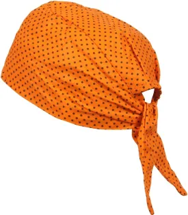 BISMAADH Bamboo Cotton Polka Dot Printed Patka Durag Headcover Skull Cap