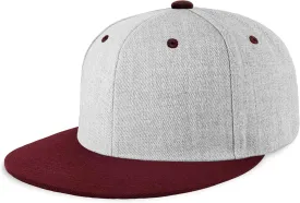 CHOK.LIDS Flat Bill Visor Classic Snapback Hat Blank Adjustable Brim High Top End Trendy Color Style Plain Tone Baseball Cap