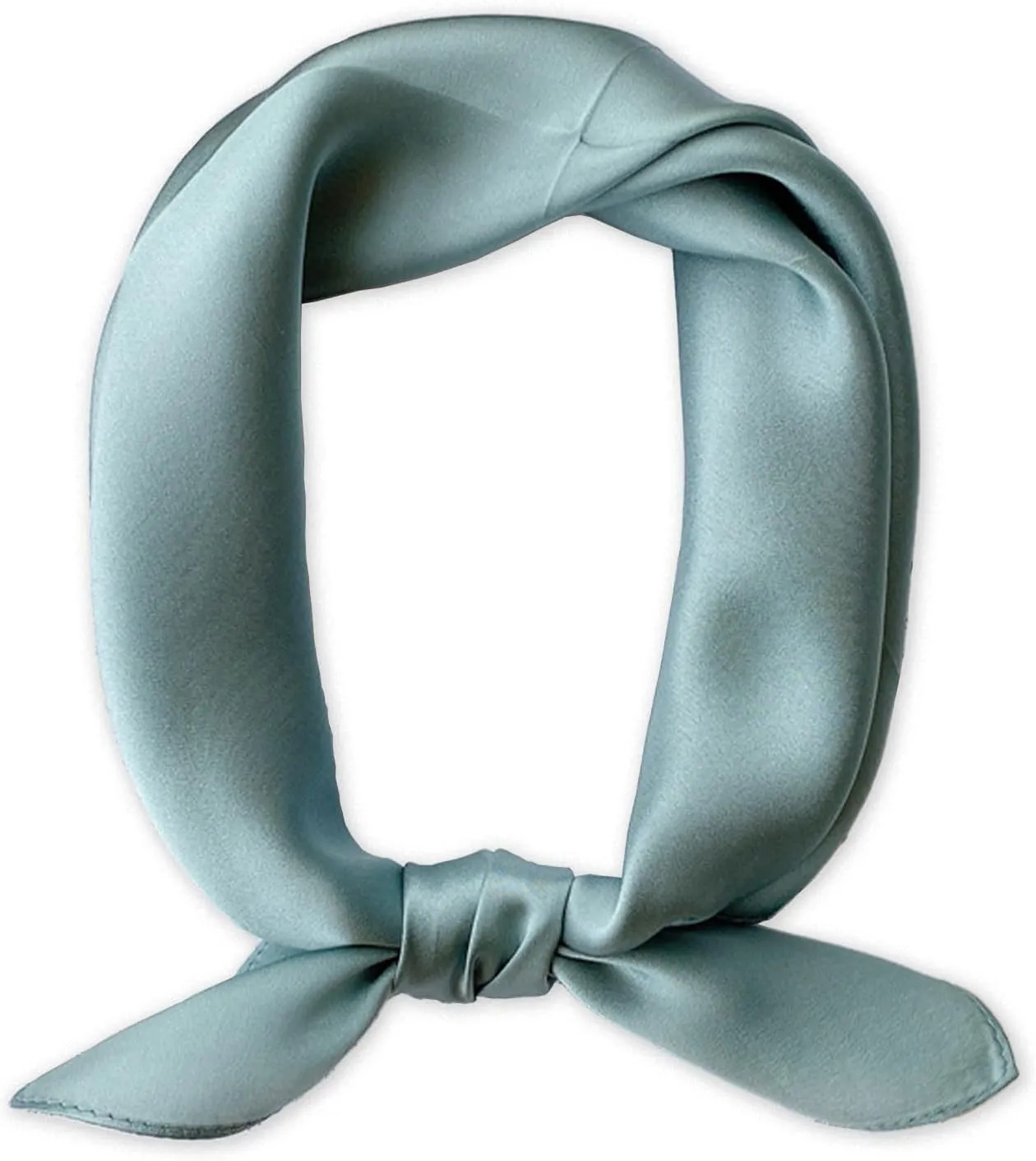 Ciormis 100% Mulberry Silk Scarf - Women's 21''/27'' Square Real Silk Hair Head Scarf Neckerchief with Gift Packaged
