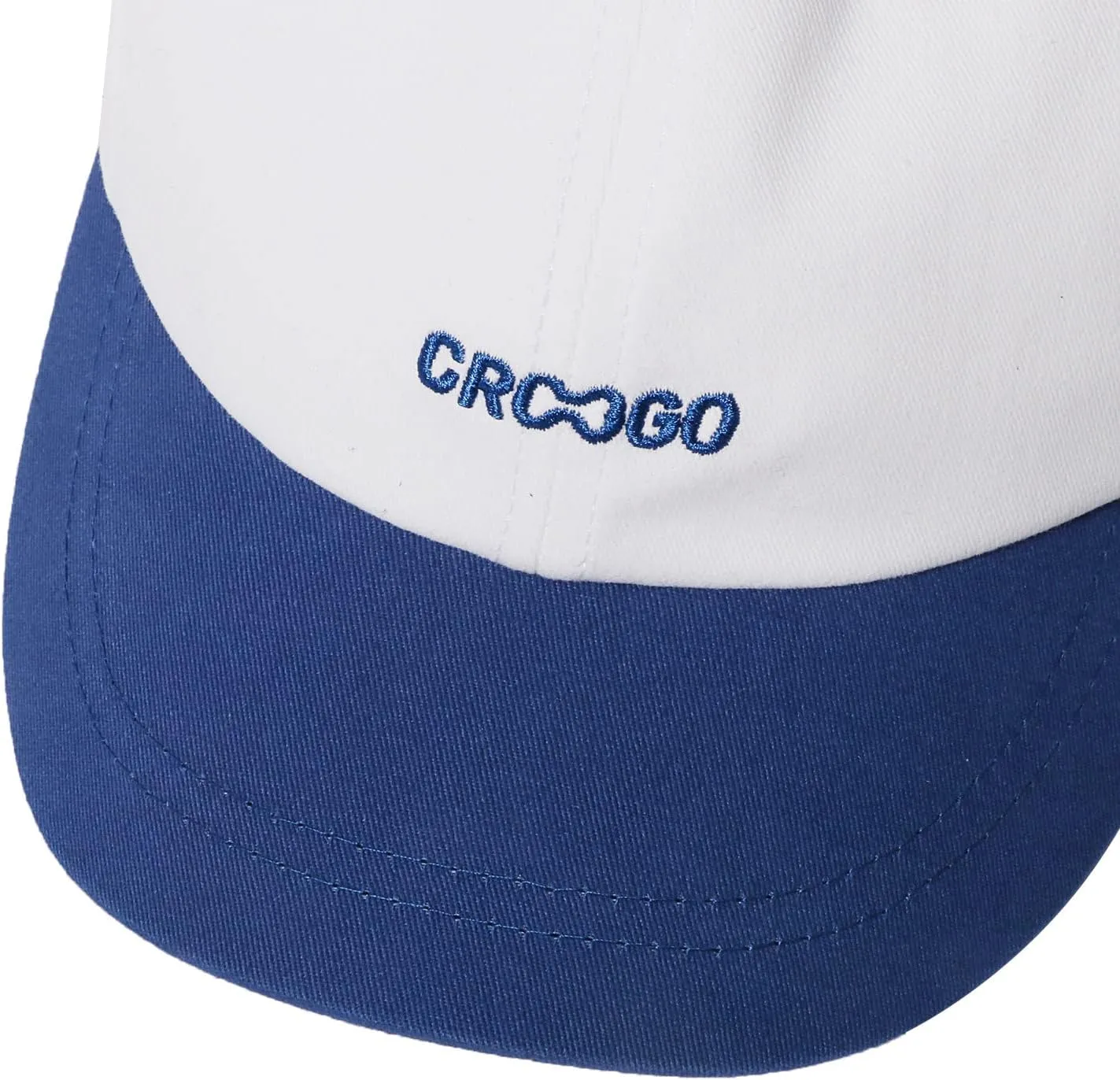 Clakllie Short Brim Baseball Cap Two-Tone 5 Panel Hats Classic Trucker Hat Unisex Skateboard Dad Hats Cotton Flat Brim Hat
