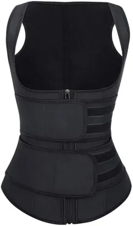 Corset Top Bodysuit Plus Size Black Shapewear Waist Trainer Corset Top