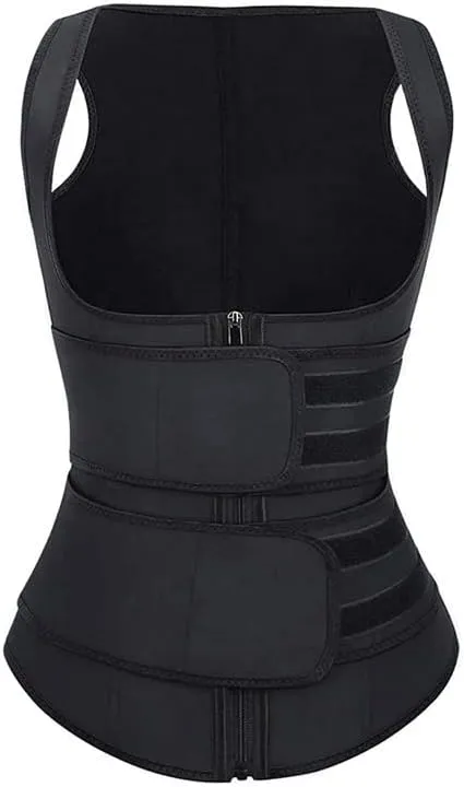 Corset Top Bodysuit Plus Size Black Shapewear Waist Trainer Corset Top