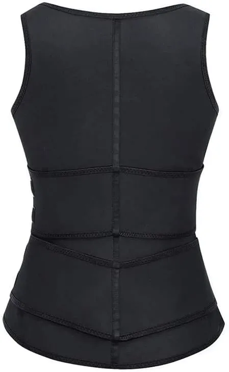 Corset Top Bodysuit Plus Size Black Shapewear Waist Trainer Corset Top