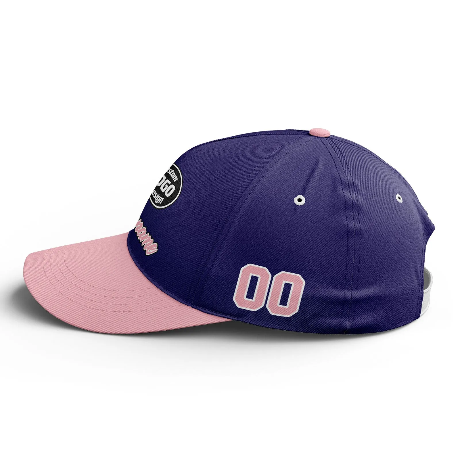 Custom Hat Sport Design Cap Stitched Adjustable Personalized BBCA-D028015-19