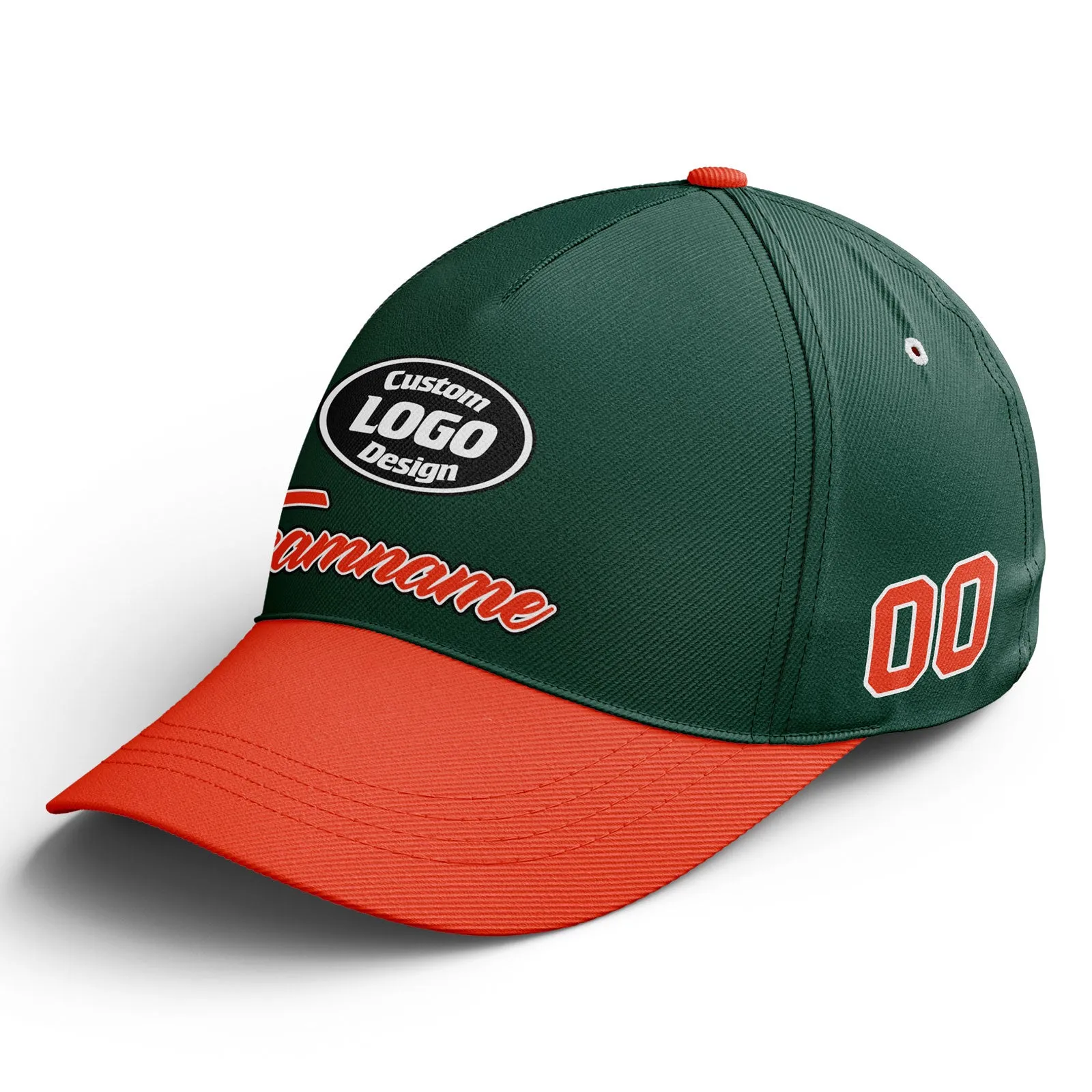 Custom Hat Sport Design Cap Stitched Adjustable Personalized BBCA-D028015-5