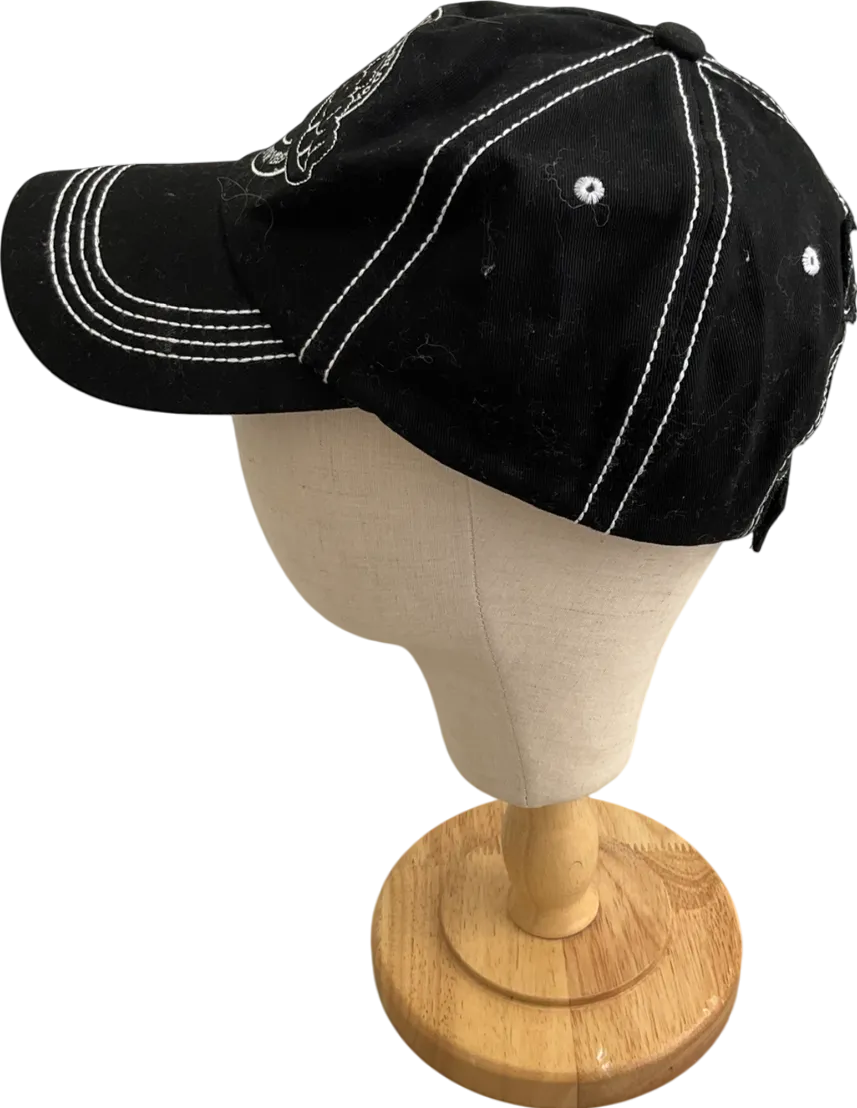 (Di)Vision Black Embroidered Cap One Size