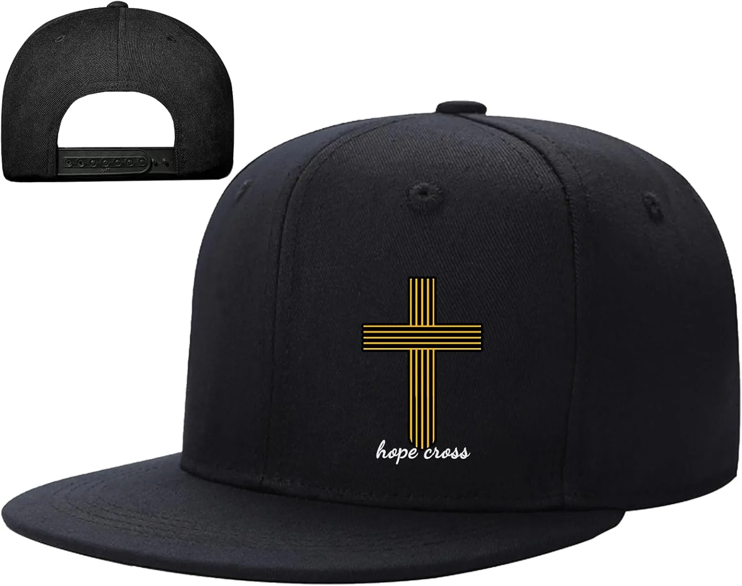 Flat Bill Hats for Men Skull Skeleton Snapback Hats for Men Fitted Adjustable Baseball Caps Black Cool Hip Hop caps
