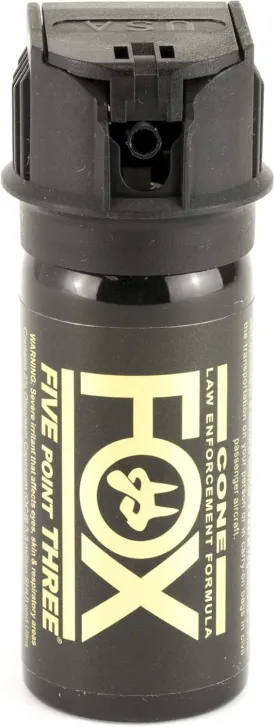 Fox Labs 152FTMDB Flip Top 1.5oz Pepper Spray Fogger (CONE) Pattern