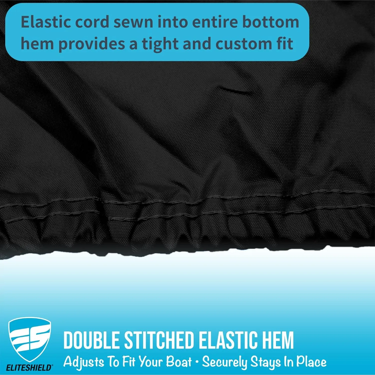 Heavy Duty T-Top Boat Cover, Fits 32ft to 34ft Long Center Console Boat with T-Top Hard-Top, Waterproof Fade Resistant T Top Boat Storage Cover (Black, Size 8: 32'-34' Long, Beam 140" W)