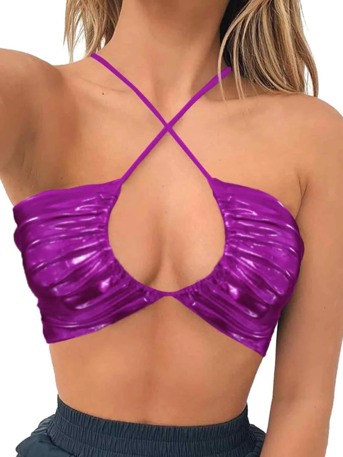 krtwrnt Womens Festival Outfits Rave Crop Top