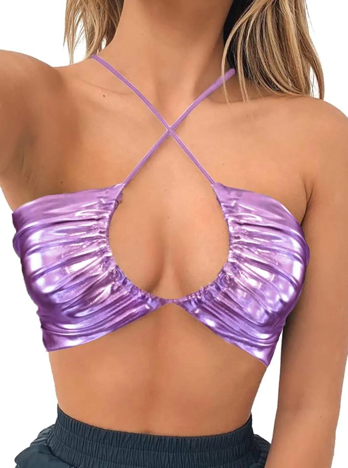 krtwrnt Womens Festival Outfits Rave Crop Top