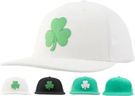 Men Flat Brim Trucker Hat(M,L,XL,XXL),Plain Blank Adjustable Solid Color Snapback Baseball Caps