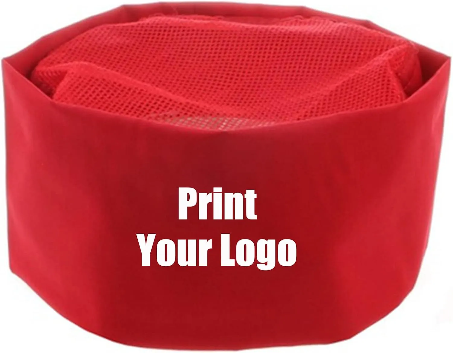 Personalized Custom Chef Hat Baker Kitchen Cooking Chef Cap with Breathable Mesh Top