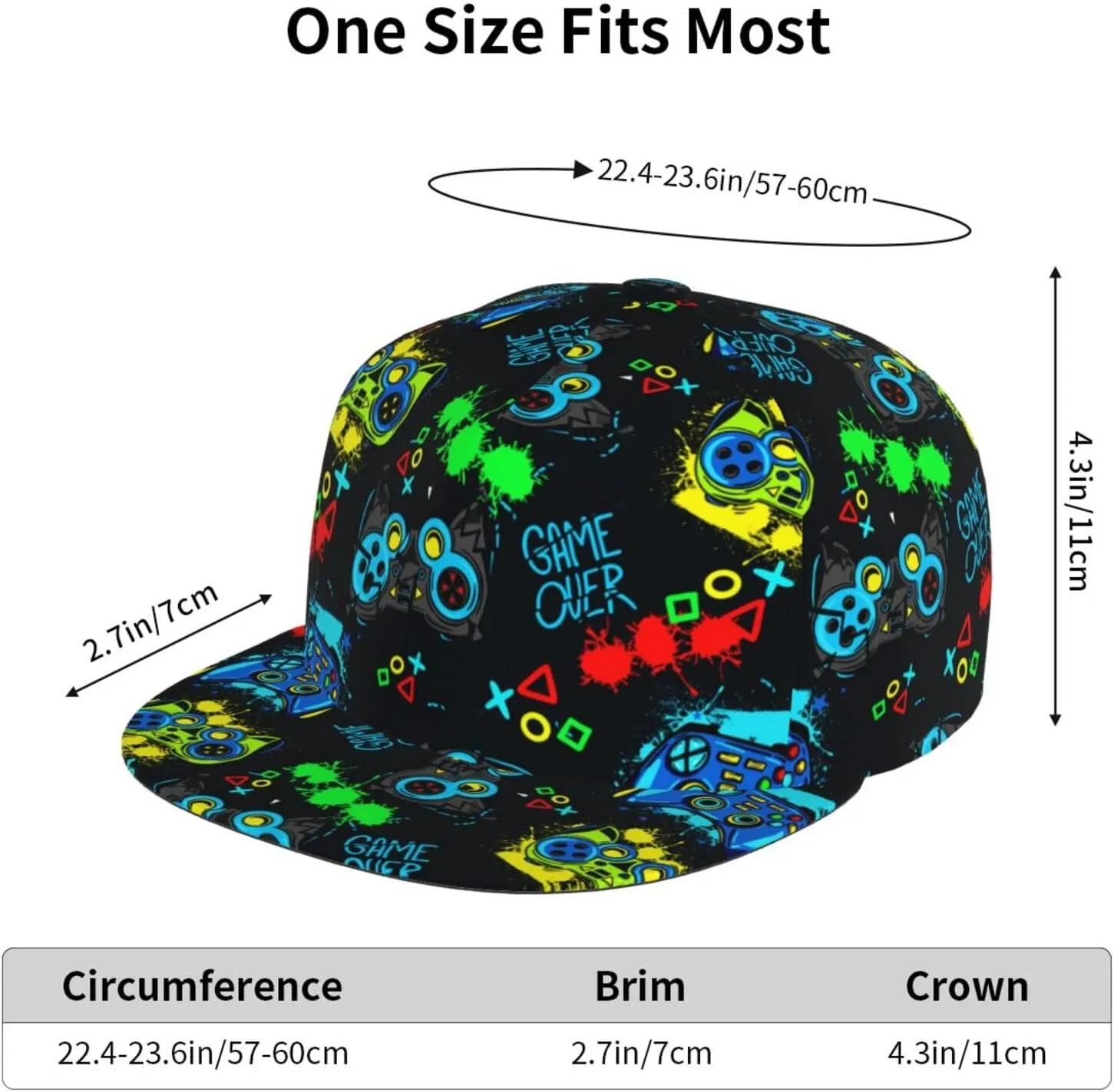 Supdreamc Casual Baseball Cap Hat Snapback Cap Hip Hop Trucker Hat for Dance Hiking