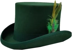 Wool Felt High Top Hat Wool Magician High Hat Jazz Top Hats Men and Women Flat Felt Hat Men's Costume Hats 46 XL 61cm
